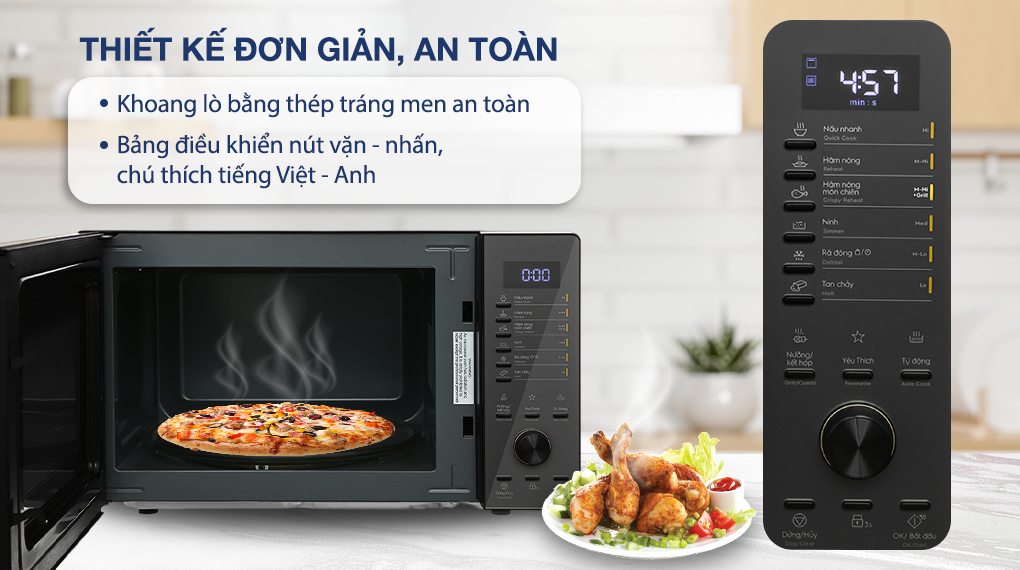 Thiết kế lò đơn giản, an toàn