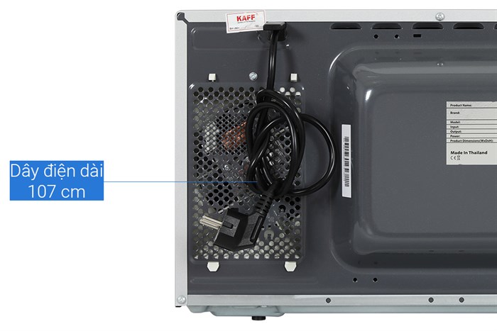 Lò vi sóng KAFF KF-EM036ALMW 36 lít Màu Đen - Xám