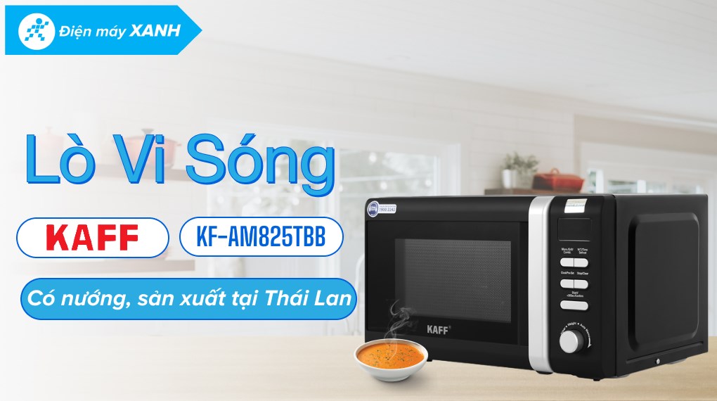 Lò vi sóng có nướng KAFF KF-AM825TB 25 lít