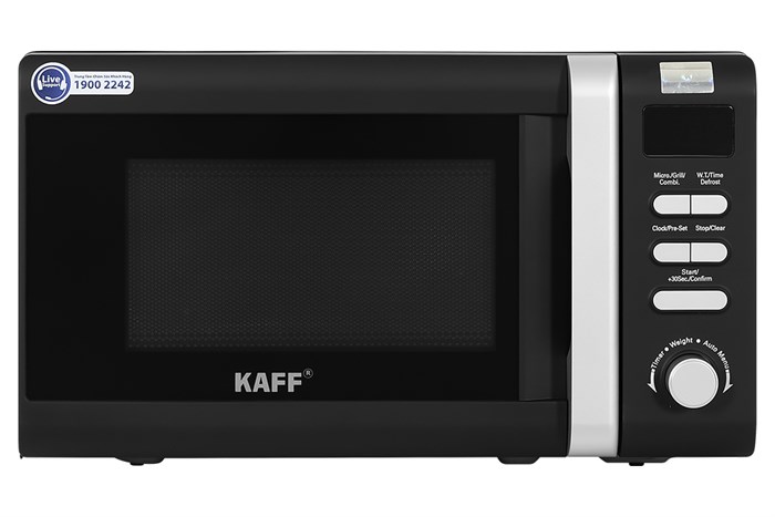 Lò vi sóng có nướng KAFF KF-AM825TB 25 lít Màu Đen