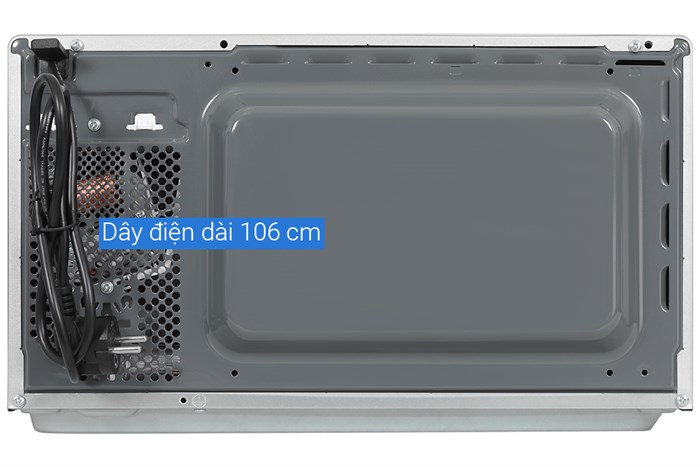 Lò vi sóng Sharp R-211TV-SL 21 lít Màu Bạc