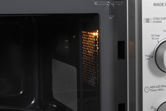 Lò vi sóng có nướng Sharp R-G211TV-SL 21 lít Màu Bạc