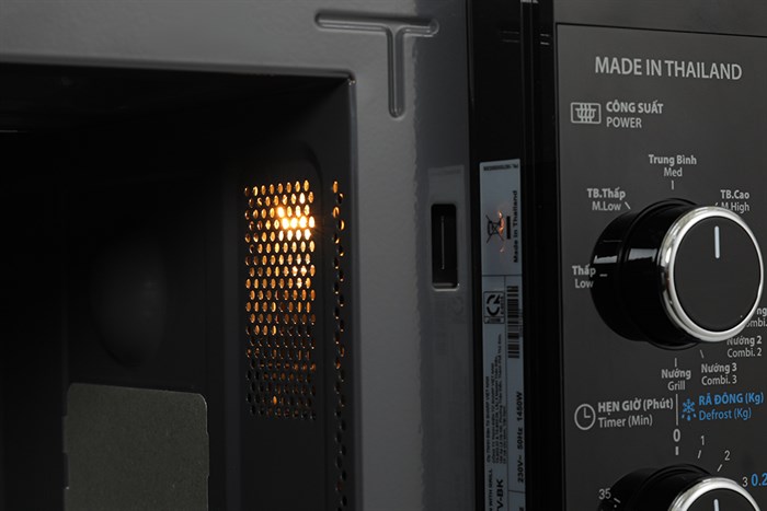 Lò vi sóng có nướng Sharp R-G251TV-BK 25 lít Màu Đen