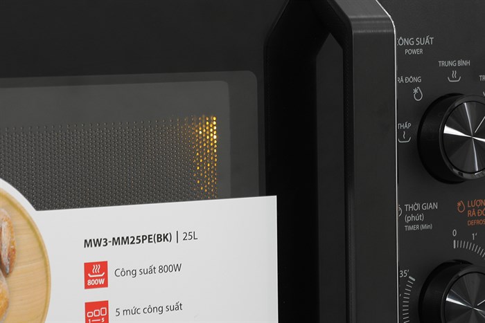 Lò vi sóng Toshiba MW3-MM25PE(BK) 25 lít Màu Đen
