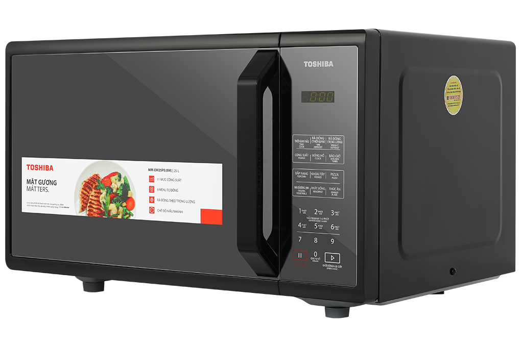 Lò vi sóng Toshiba MM-EM25PE(BM) 25 lít Màu Đen