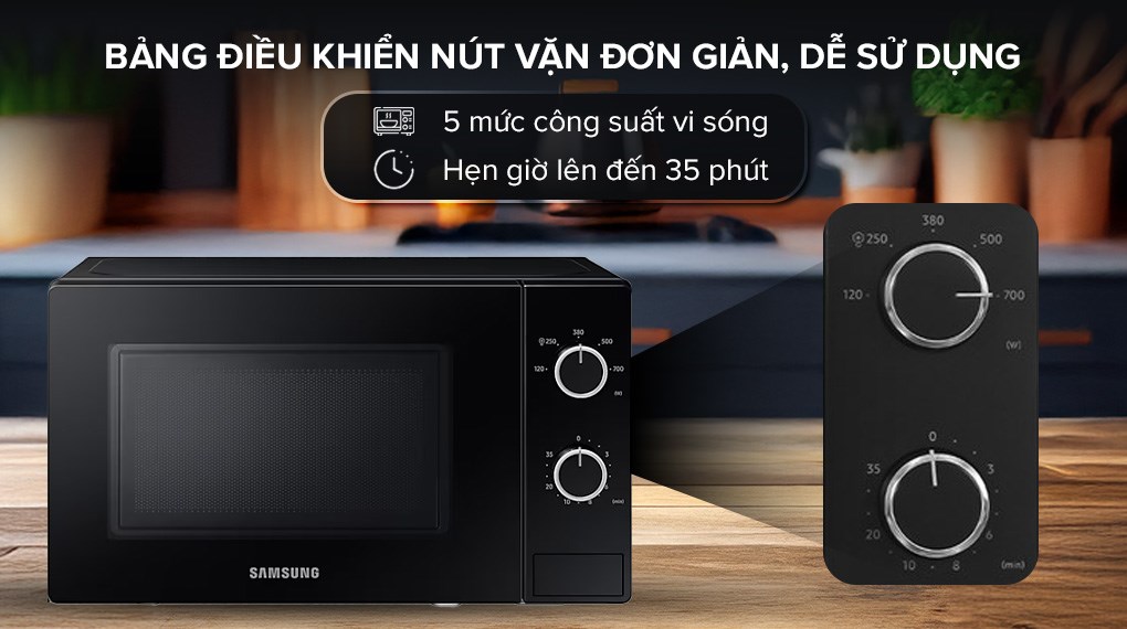 Lò vi sóng Samsung MS20A3010AL/SV 20 lít