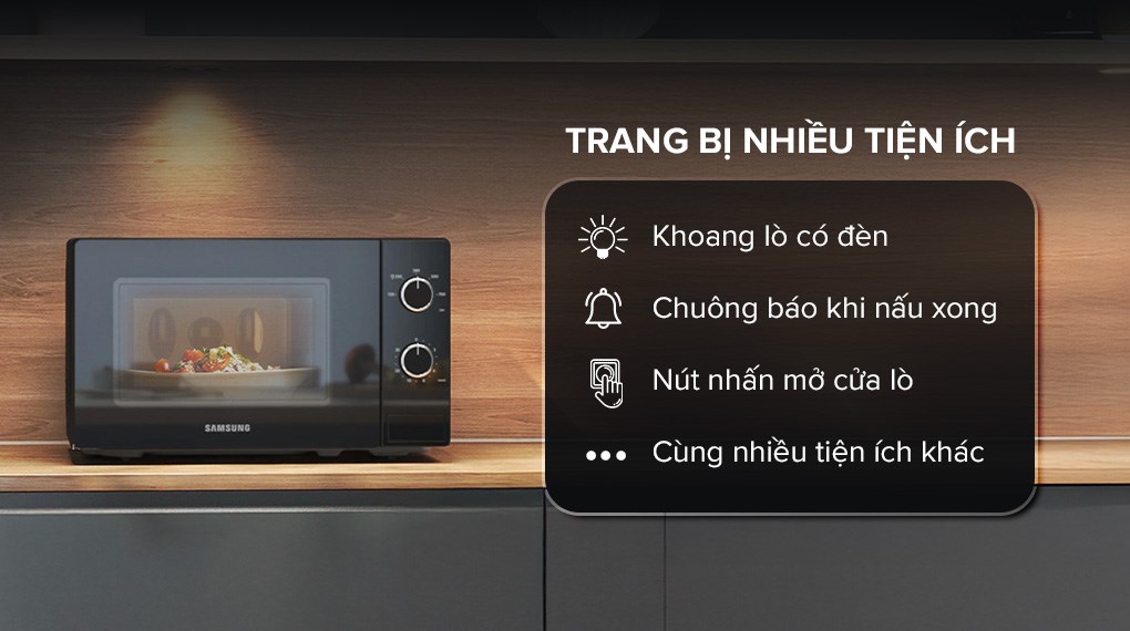 Lò vi sóng Samsung MS20A3010AL/SV 20 lít