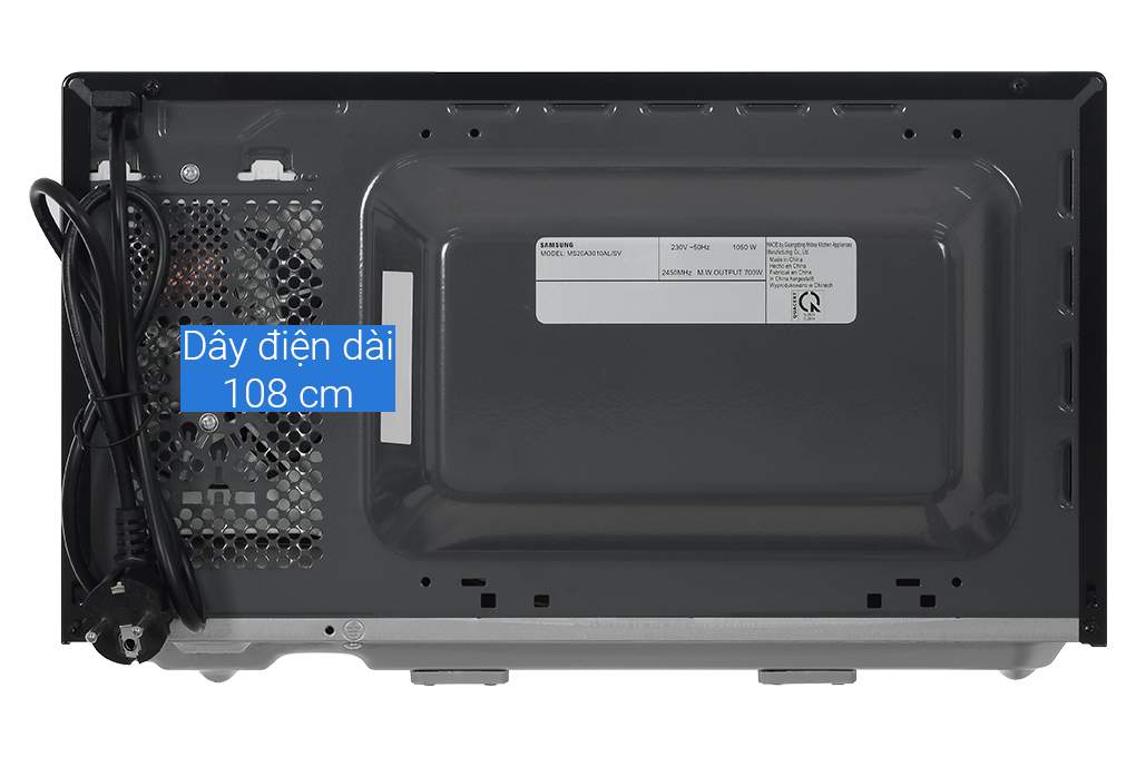 Lò vi sóng Samsung MS20A3010AL/SV 20 lít Màu Đen