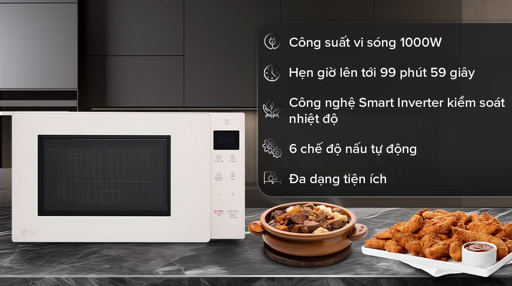 Lò vi sóng LG MS2535GIK 25 lít - giá tốt, có trả góp