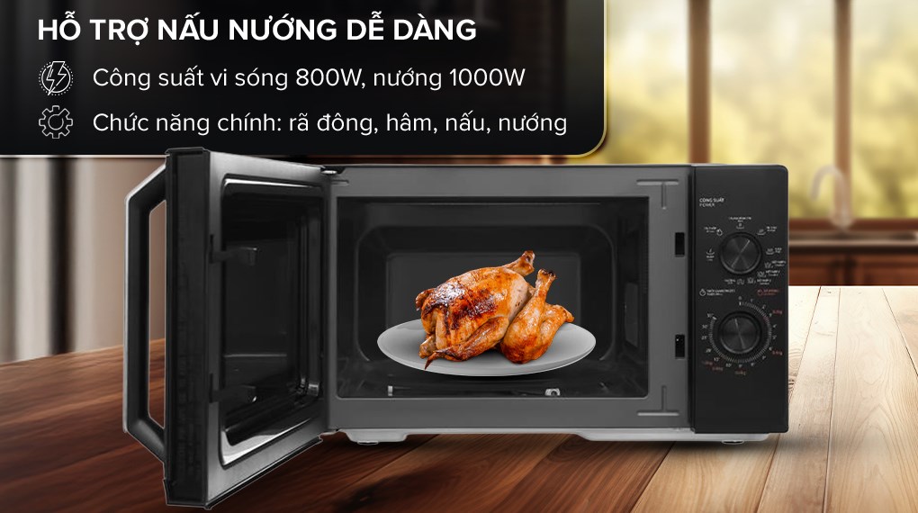 Lò vi sóng có nướng Toshiba MW3-MG25PE(BK) 25 lít