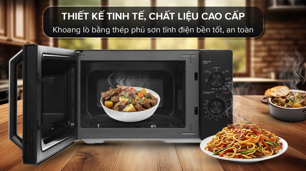 Lò vi sóng có nướng Toshiba MW3-MG25PE(BK) 25 lít