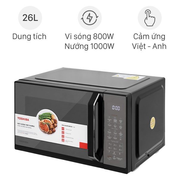 Lò vi sóng có nướng Toshiba MW3-EG26PE(BM)VN 26 lít
