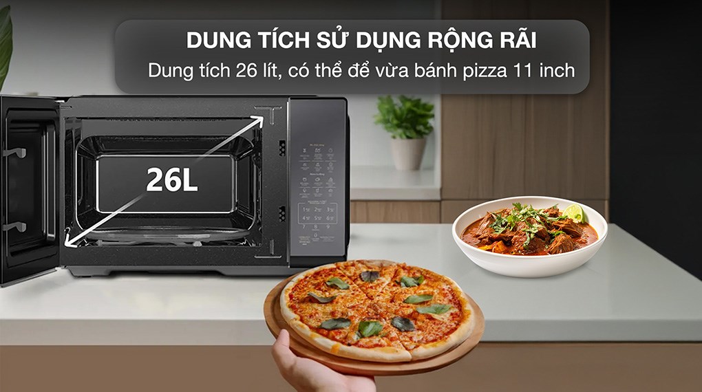 Lò vi sóng có nướng Toshiba MW3-EG26PE(BM)VN 26 lít