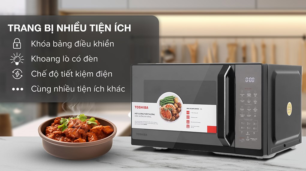 Lò vi sóng có nướng Toshiba MW3-EG26PE(BM)VN 26 lít