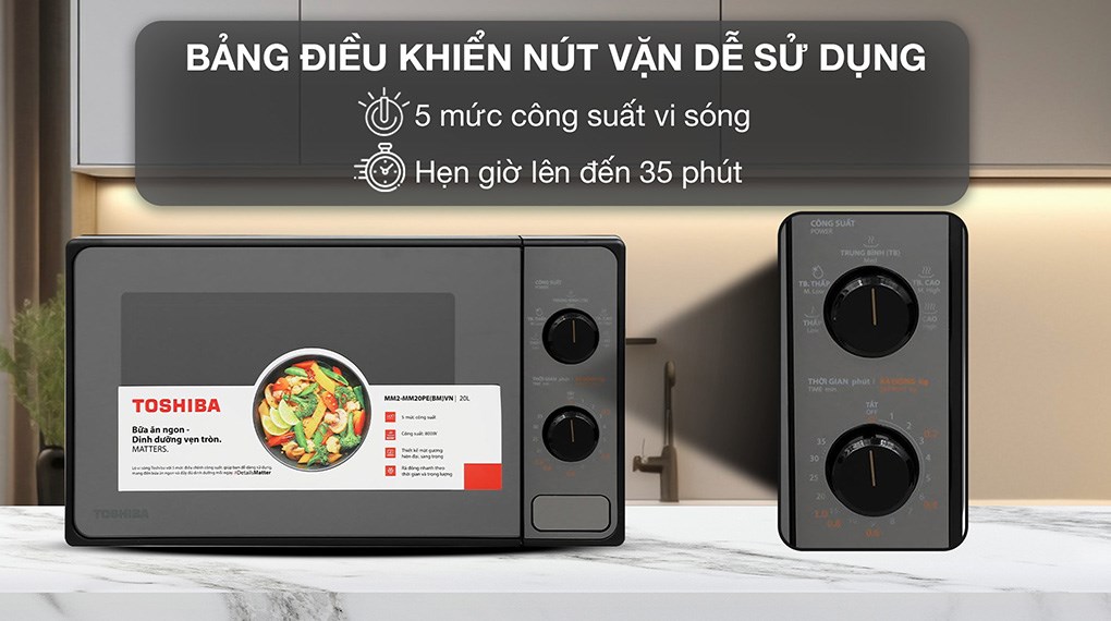 Lò vi sóng Toshiba MM2-MM20PE(BM)VN 20 lít