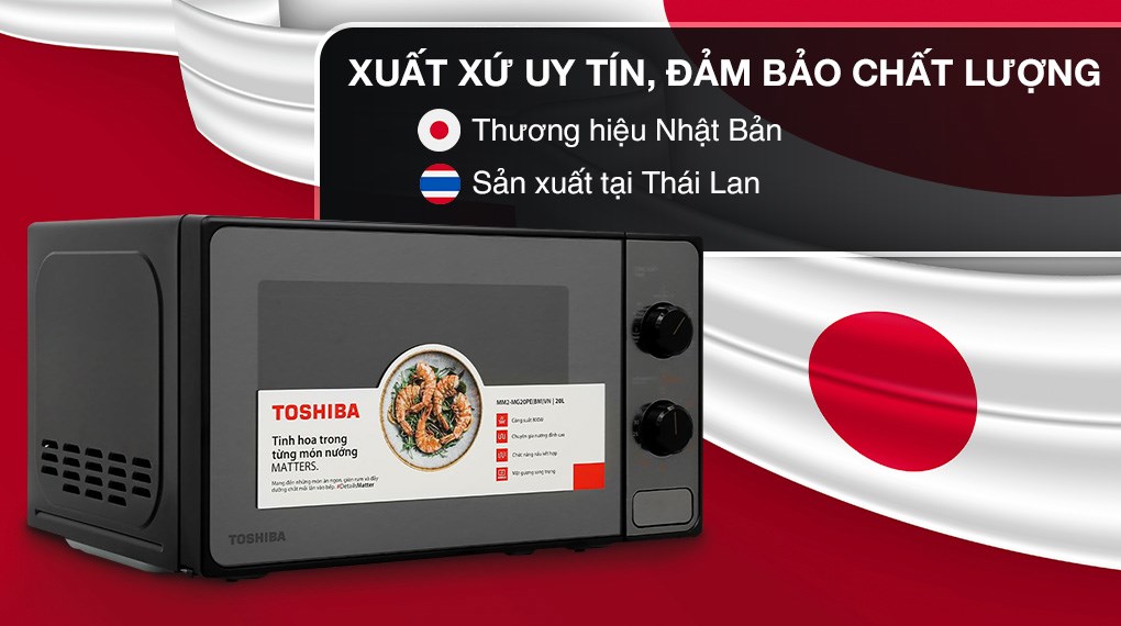 Lò vi sóng có nướng Toshiba MM2-MG20PE(BM)VN 20 lít