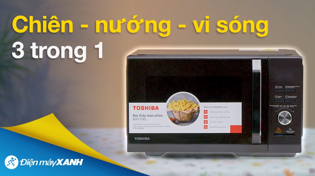 Lò vi sóng có nướng Toshiba MW3-AC27PE(BM)VN 27 lít