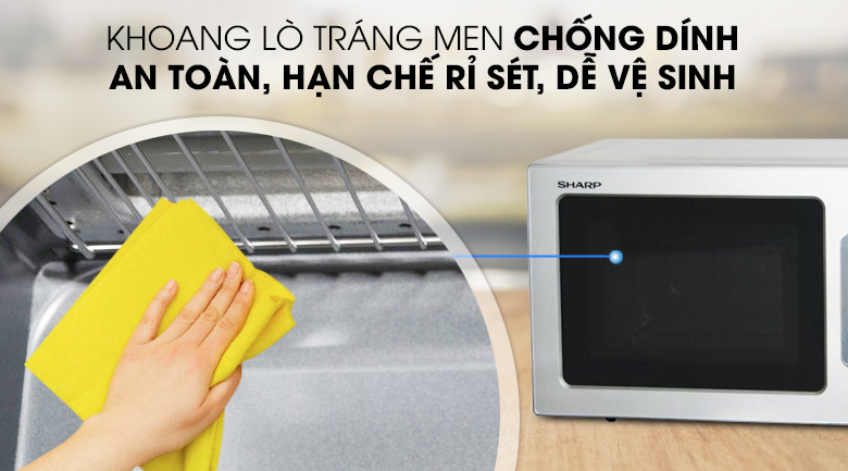 Lò vi sóng có nướng Sharp R-678VN(S) 20 lít - 18