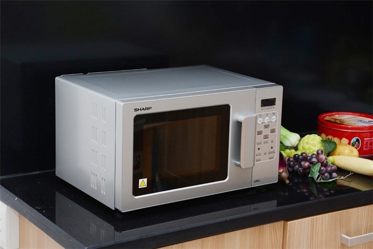 Lò vi sóng có nướng Sharp R-678VN(S) 20 lít Màu Bạc