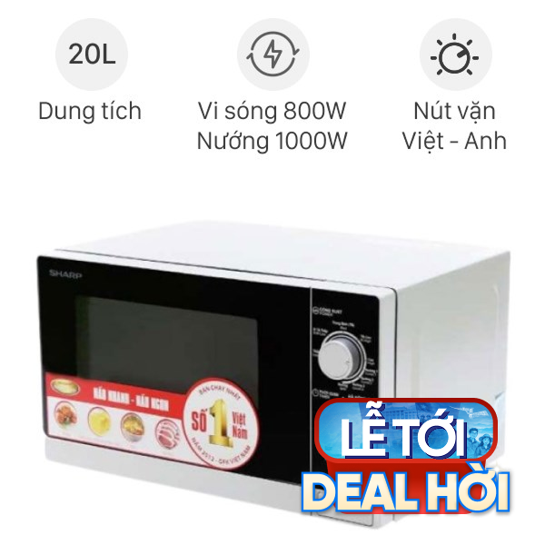 Lò vi sóng có nướng Sharp R-G222VN-S