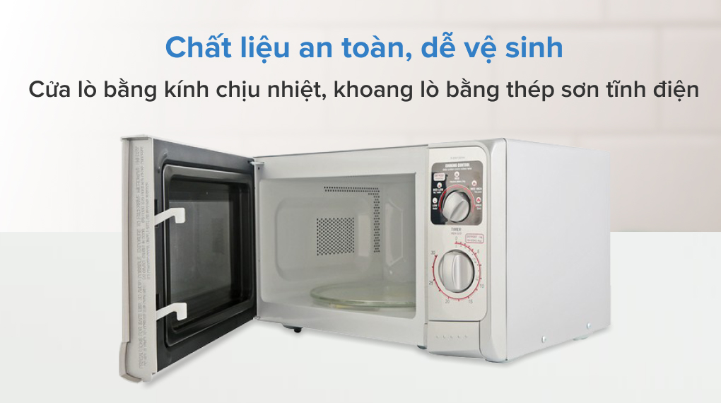 Lò vi sóng Sharp R-20A1(S)VN 22 lít - 11