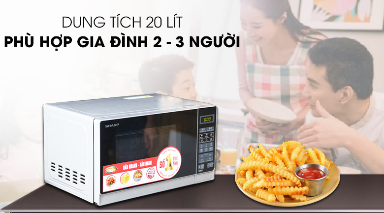 Lò vi sóng có nướng Sharp R-G272VN-S 20 lít - 5