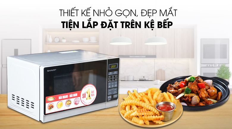 Lò vi sóng có nướng Sharp R-G272VN-S 20 lít - 4