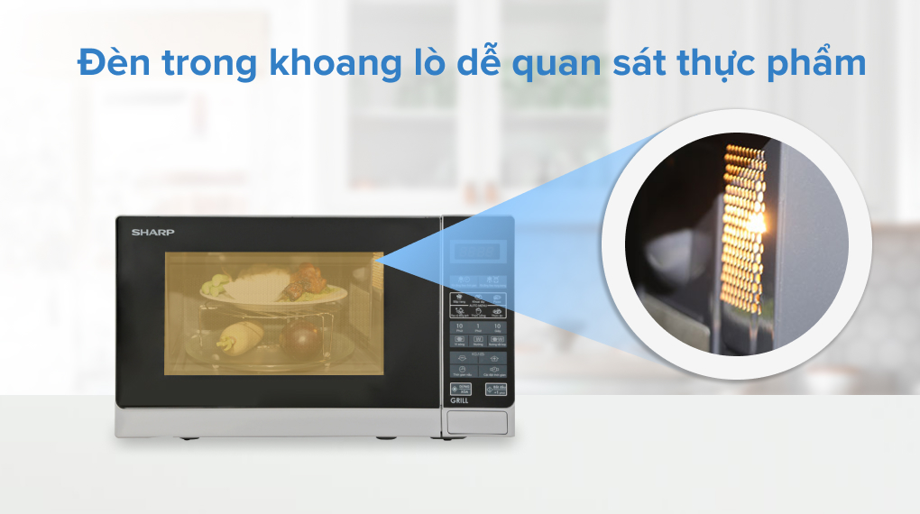 Lò vi sóng có nướng Sharp R-G272VN-S 20 lít - 13