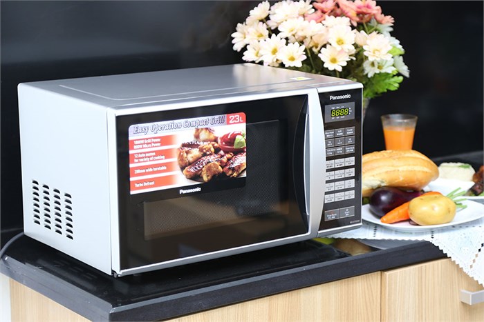 Lò vi sóng Panasonic PALM-NN-GT353MYUE 23 lít Màu Bạc