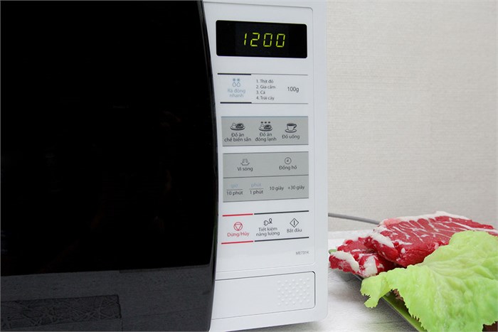 Lò vi sóng Samsung ME731K 20 lít Màu Trắng - Bạc