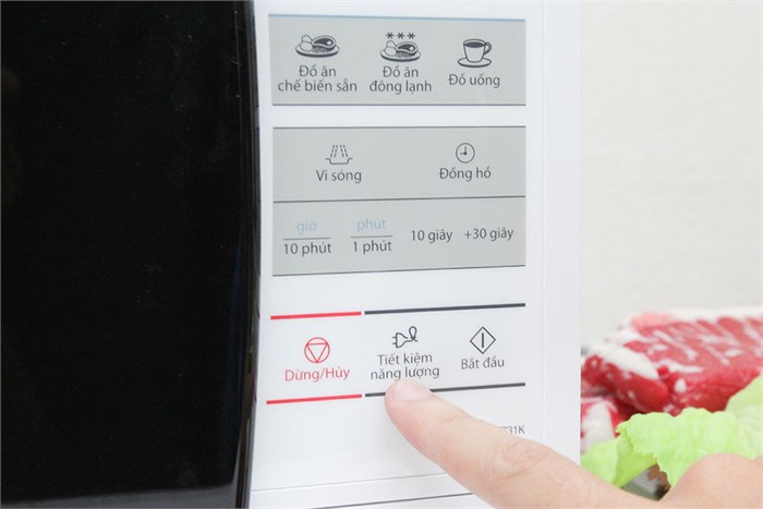 Lò vi sóng Samsung ME731K 20 lít Màu Trắng - Bạc