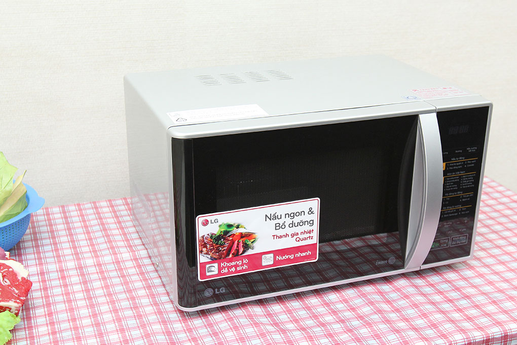 Lò vi sóng LG MH6342B 23 lít Màu Trắng - Đen