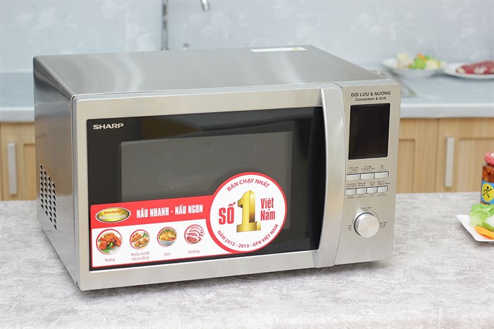 Lò vi sóng Sharp R-C932VN - ST 32 lít Màu Xám