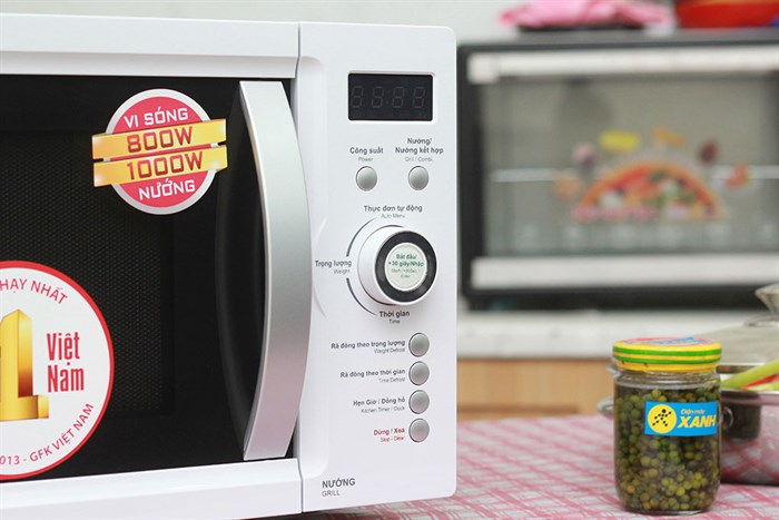 Lò vi sóng có nướng Sharp R-G371VN-W 23 lít Màu Trắng