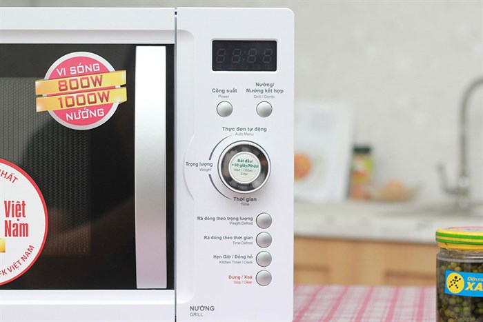 Lò vi sóng có nướng Sharp R-G371VN-W 23 lít Màu Trắng