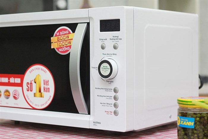 Lò vi sóng có nướng Sharp R-G371VN-W 23 lít Màu Trắng