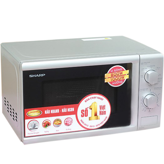 Lò vi sóng Sharp R-G226VN 20 lít Màu Bạc