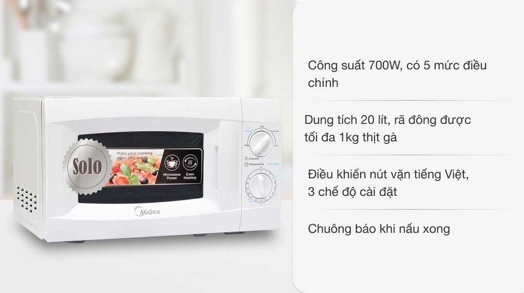 Lò vi sóng Midea MMO-20KE1 20 lít - dienmayxanh.com