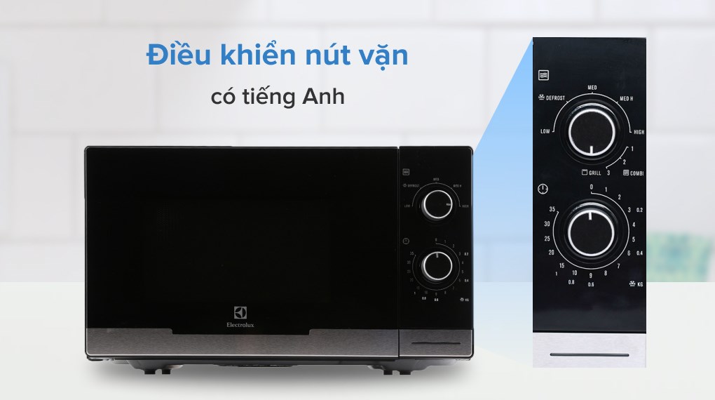 Lò vi sóng có nướng Electrolux EMM2318X 23 lít