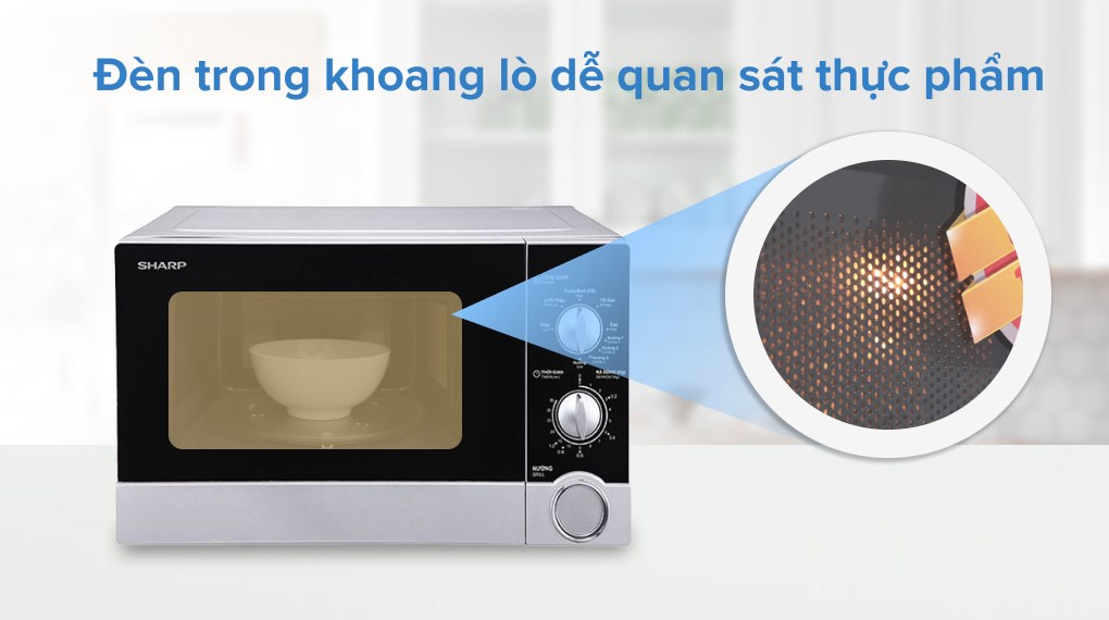 Lò vi sóng có nướng Sharp R-G302VN-S 23 lít - 11