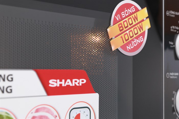 Lò vi sóng có nướng Sharp R-G302VN-S 23 lít Màu Đen