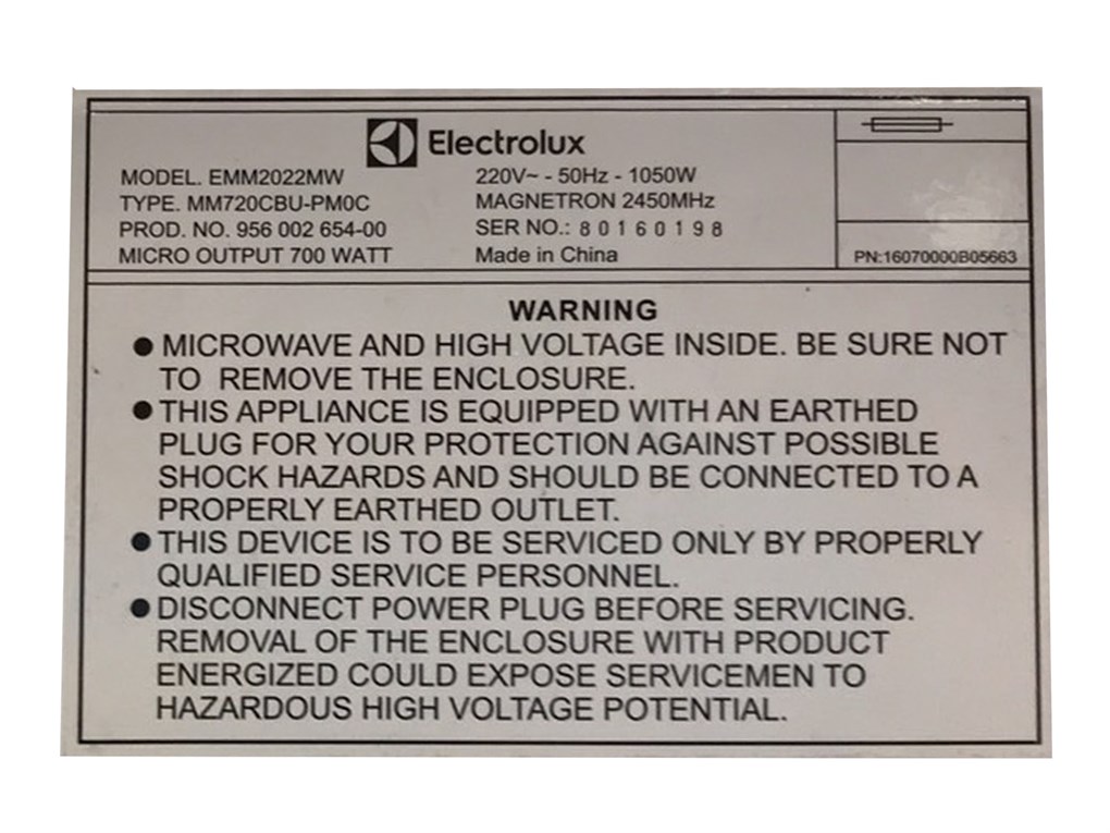 Mua lò vi sóng Electrolux EMM2022MW 20 lít