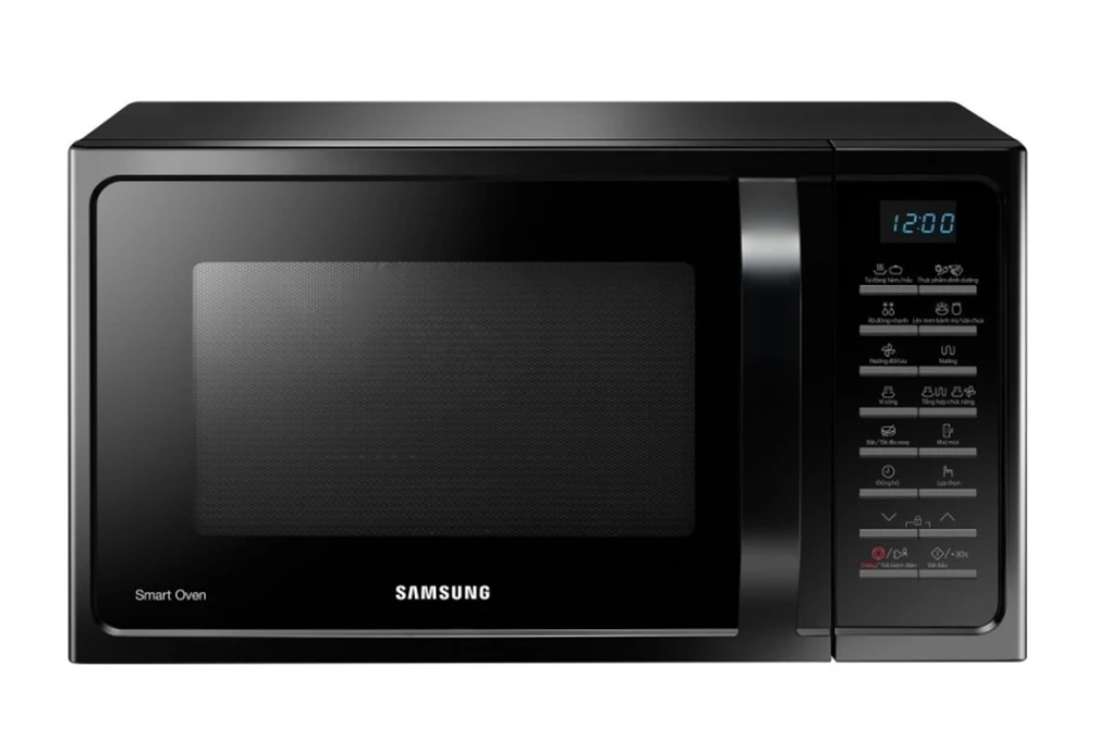 Vỏ màu đen sang trọng, đẹp mắt, dung tích 28 lít nhỏ gọn - Lò vi sóng Samsung 28 lít MC28H5015AK/SV