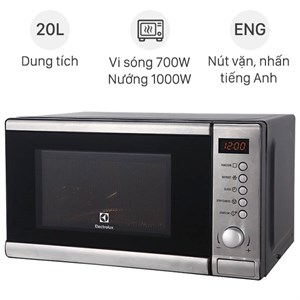 Lò vi sóng có nướng Electrolux EMS2027GX 20 lít