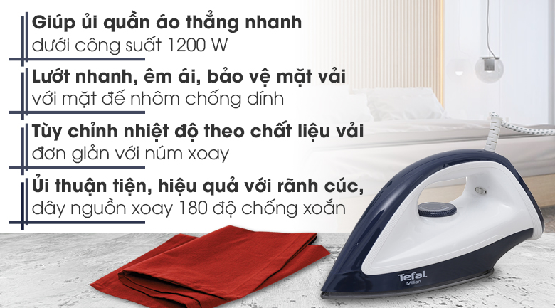 Bàn ủi khô Tefal FS2620LO 1200W