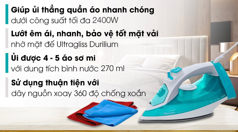 Bàn ủi hơi nước Tefal FV3910E0 2400W