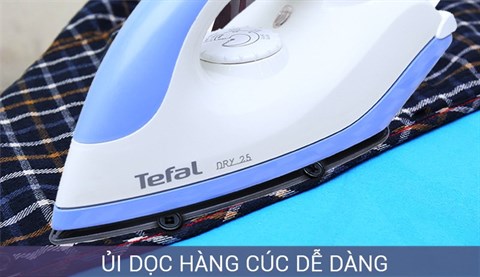 Đầu bàn ủi nhọn, nhỏ trên Bàn ủi khô Tefal FS2525E0