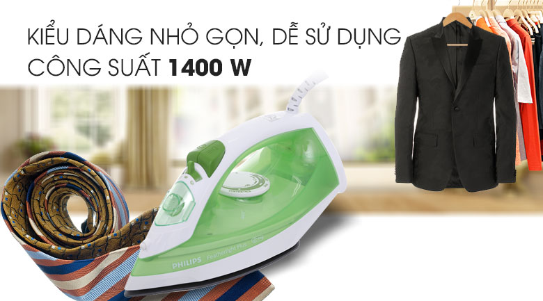 Bàn ủi hơi nước Philips GC1426/79 1400W