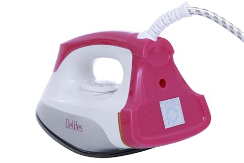 Dây điện xoay 360 độ - Bàn ủi khô Delites BUK03 Hồng