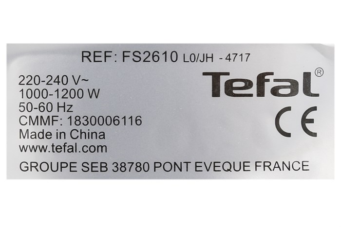 Bàn ủi khô Tefal FS2610L0 1200W Màu Trắng - Xám